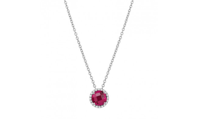 Lafonn July Birthstone Necklace - BN001RBP18