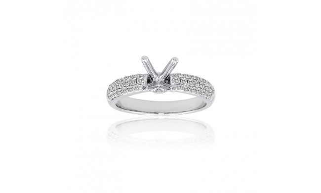 Roman & Jules 14k White Gold Straight Engagement Ring - KR2507W