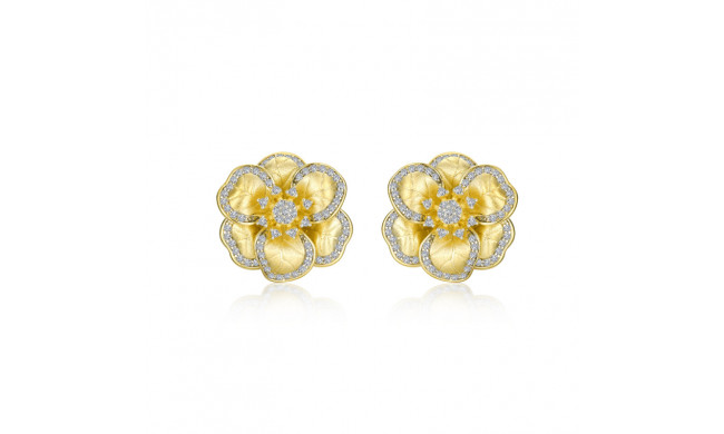 Lafonn Mixed-Color Flower Stud Earrings - E0470CLT00