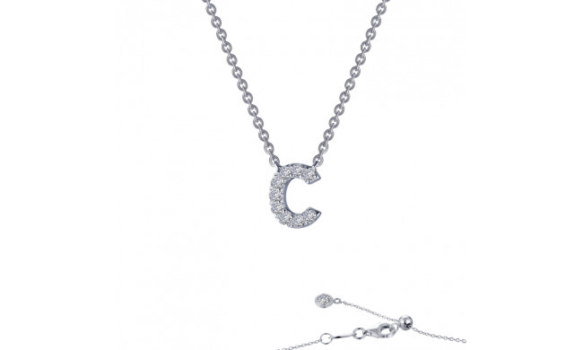 Lafonn Letter C Pendant Necklace - 9N083CLP20