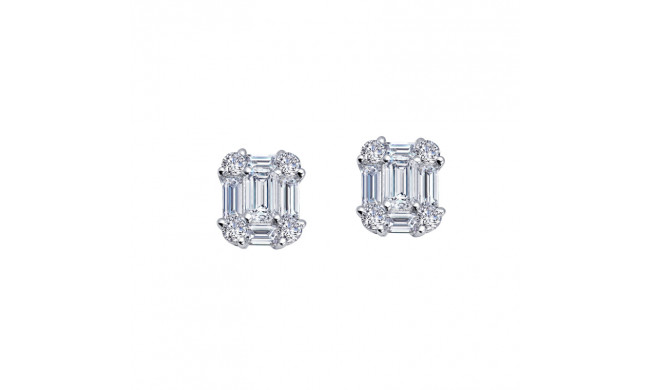 Lafonn Baguette Stud Earrings - E0441CLP00