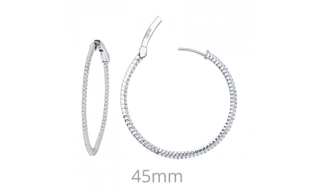 Lafonn 1.84 CTW Hoop Earrings - E3004CLP00