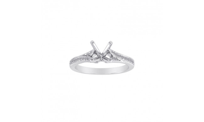 Roman & Jules 14k White Gold Straight Engagement Ring - KR1265W