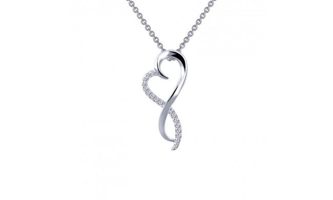 Lafonn Infinity Heart Pendant Necklace - P0151CLP18