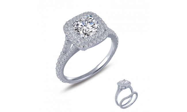 Lafonn Double-Halo Engagement Ring - R0151CLP05