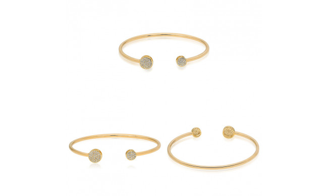 Roman & Jules 14k Yellow Gold Bangles - GB2533-1