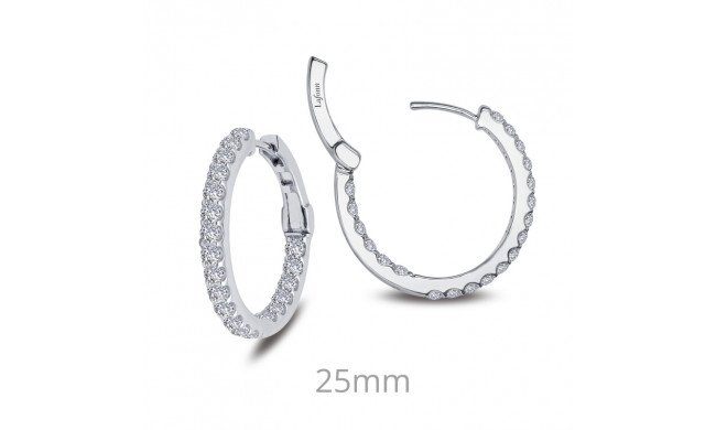 Lafonn 2.16 CTW Hoop Earrings - E3016CLP00