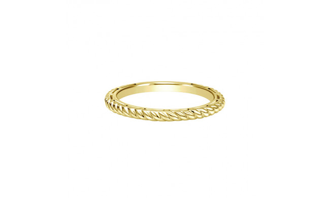 Gabriel & Co. 14k Yellow Gold Twisted Rope Stackable Ring