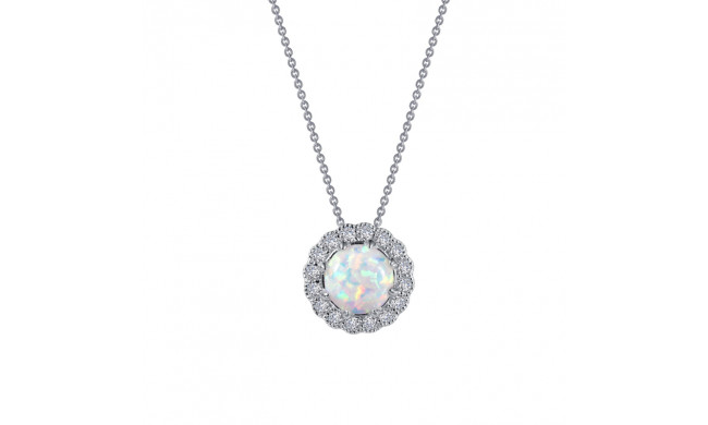 Lafonn Classic Halo Pendant Necklace - P0205OPP18