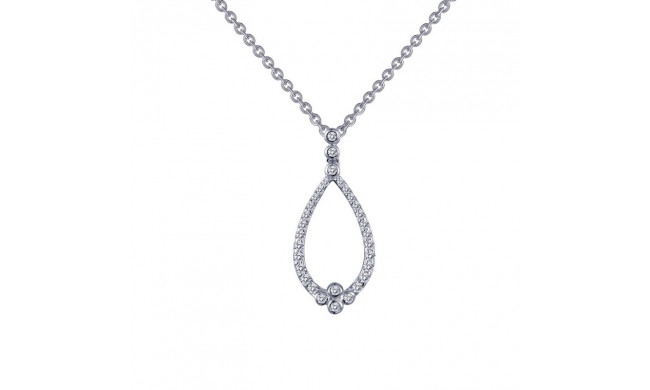 Lafonn Open Teardrop Necklace - N0037CLP18