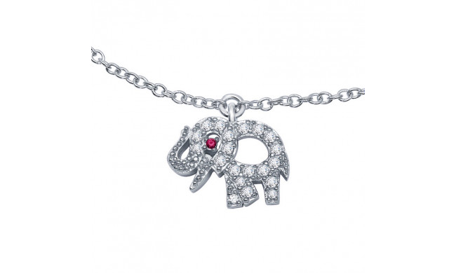 Lafonn Whimsical Elephant Necklace - N3003CRP18