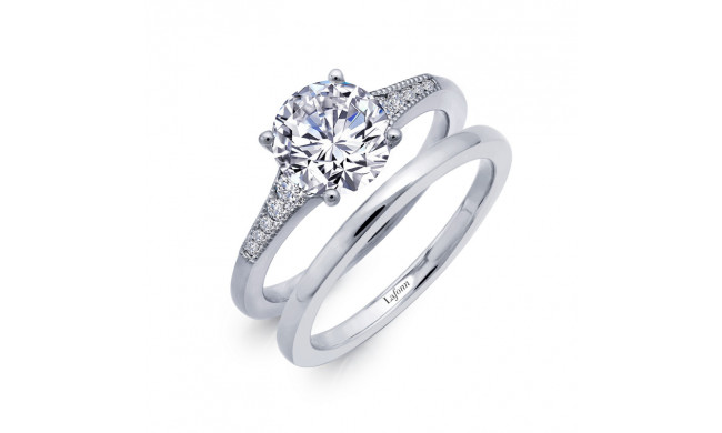 Lafonn Engagement Ring with Wedding Band - R0277CLP05