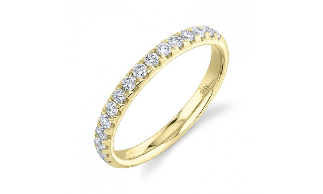 Shy Creation 14k Yellow Gold Diamond Womens Band - SC22004435