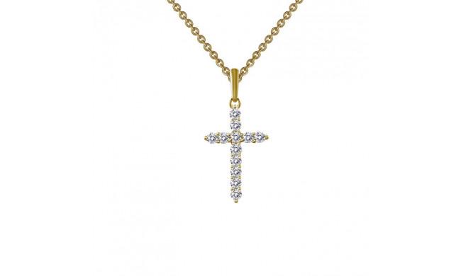 Lafonn 0.36 CTW Cross Pendant Necklace - P0165CLG18