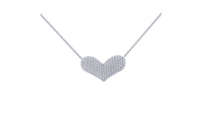 Lafonn 1.21 CTW Heart Necklace - N0041CLP18