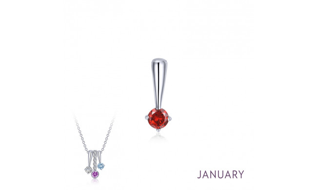 Lafonn January Birthstone Love Pendant - BP004GNP00