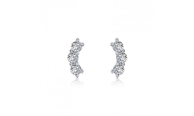 Lafonn 3-Stone Stud Earrings - E0468CLP00