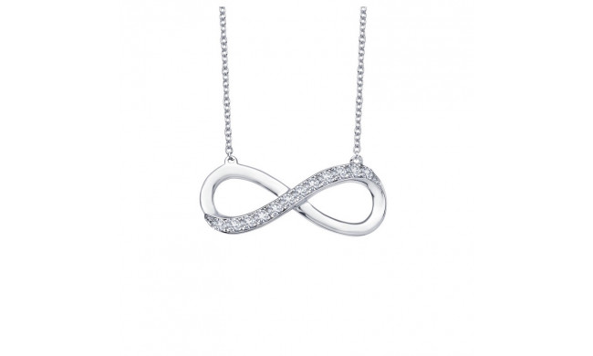 Lafonn 0.24 CTW Infinity Necklace - N2013CLP18