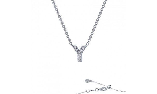 Lafonn Letter Y Pendant Necklace - 9N105CLP20