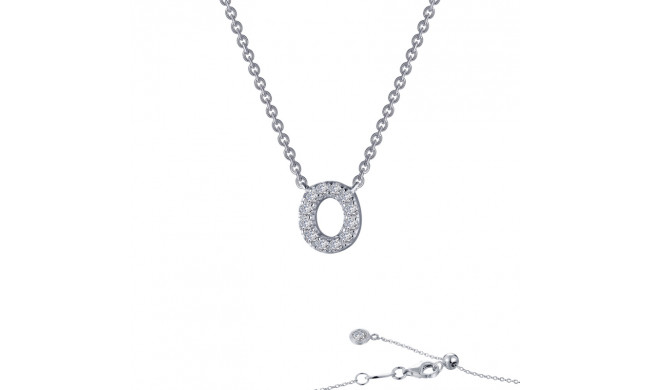 Lafonn Letter O Pendant Necklace - 9N095CLP20