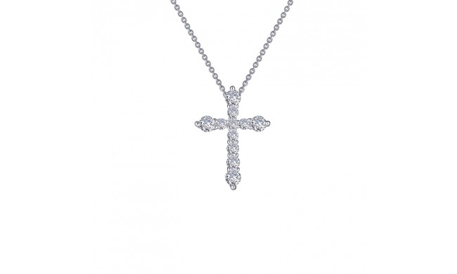 Lafonn 0.67 CTW Cross Pendant Necklace - P0207CLP18