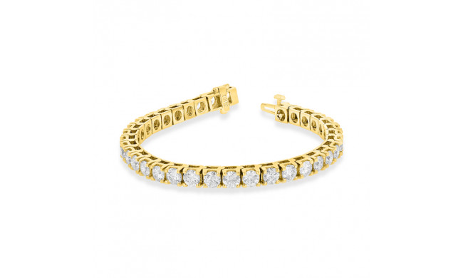 Louis Creations 14k White Gold Diamond Bracelet - BB412K-YG