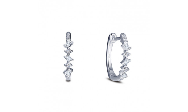 Lafonn 0.74 CTW Huggie Hoop Earrings - E0383CLP00