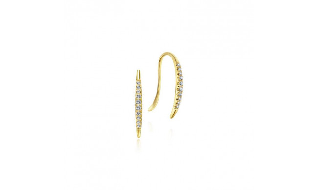 Gabriel & Co. 14k Yellow Gold Kaslique Diamond Drop Earrings - EG13084Y45JJ