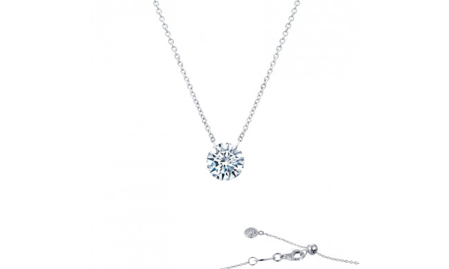 Lafonn Frameless Solitaire Necklace - N0076CLP18