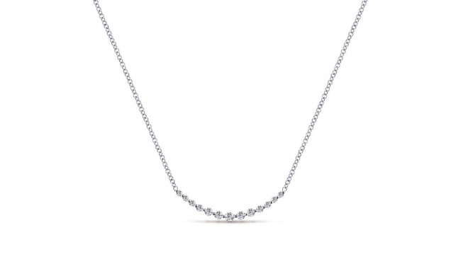 Gabriel & Co. 14k White Gold Lusso Diamond Necklace - NK4942W45JJ