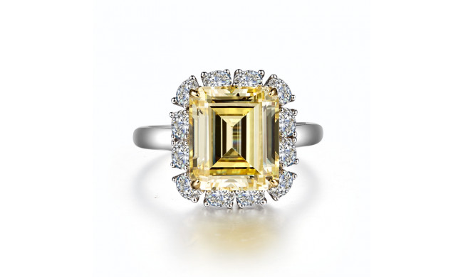 Lafonn Emerald-Cut Halo Engagement Ring - R0359CAT05