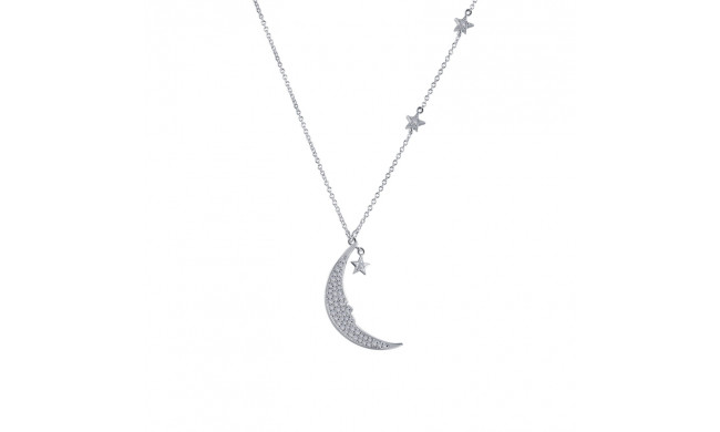 Lafonn Moon & Star Necklace - 9N079CLP18