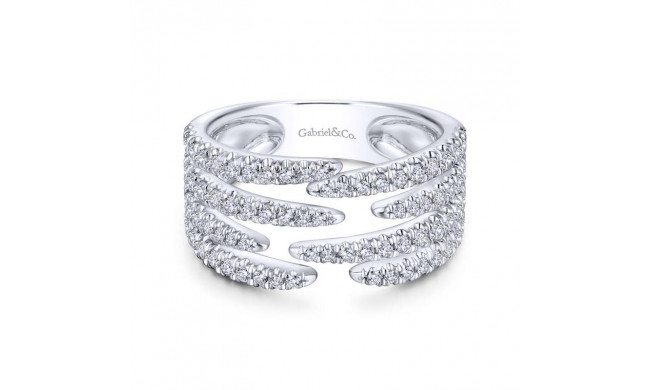 Gabriel & Co. 14k White Gold Kaslique Diamond Ring - LR51301W45JJ
