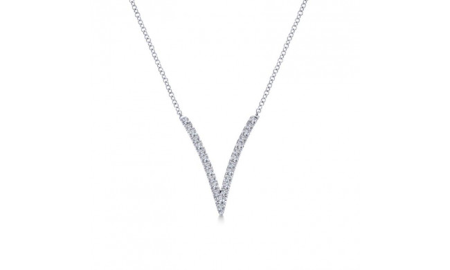 Gabriel & Co. 14k White Gold Kaslique Diamond Necklace - NK4720W45JJ