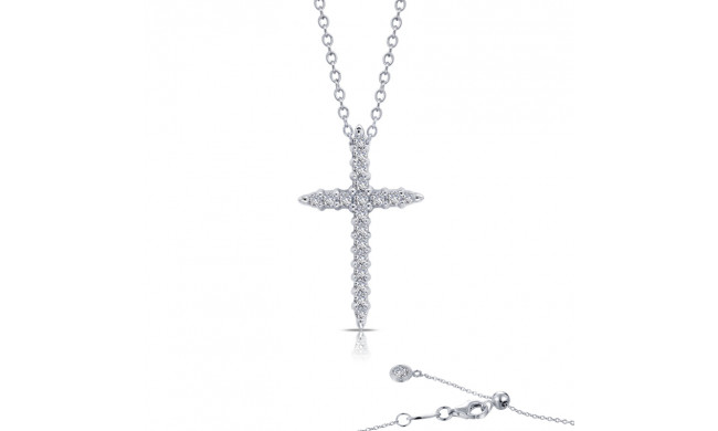 Lafonn 0.37 CTW Cross Pendant Necklace - P0226CLP20