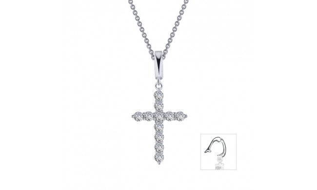 Lafonn 0.55 CTW Cross Pendant Necklace - P0242CLP20