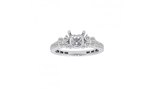 Roman & Jules 14k White Gold Semi-Mounts Engagement Ring - KR1718W