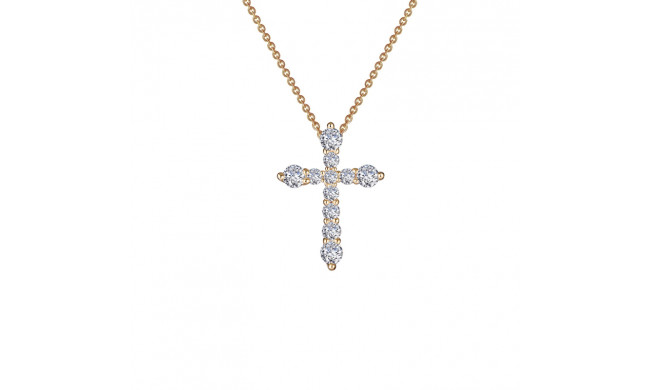 Lafonn 0.67 CTW Cross Pendant Necklace - P0207CLG18