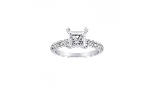 Roman & Jules 14k White Gold Straight Engagement Ring - KR2120W