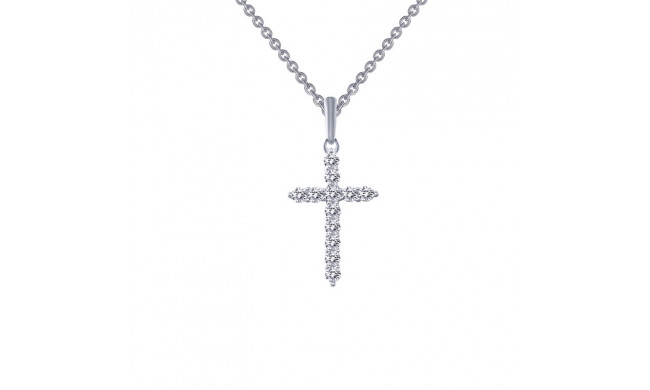 Lafonn 0.36 CTW Cross Pendant Necklace - P0165CLP18