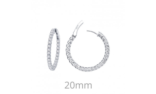 Lafonn 2 CTW Hoop Earrings - E3018CLP00