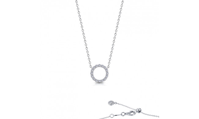 Lafonn 0.41 CTW Open Circle Necklace - N0186CLP20