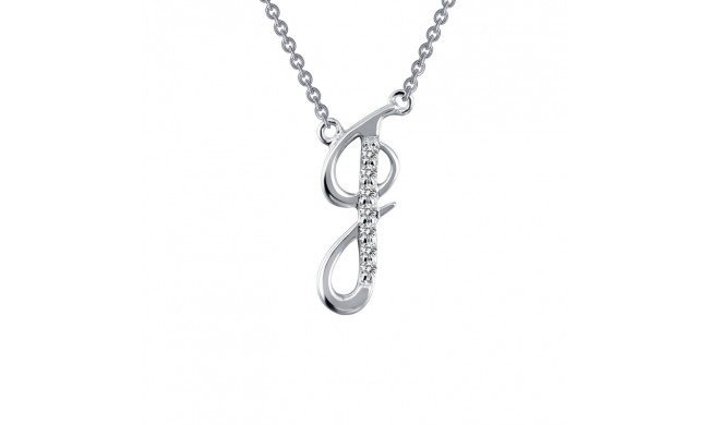 Lafonn Letter J Pendant Necklace - 9N068CLP18