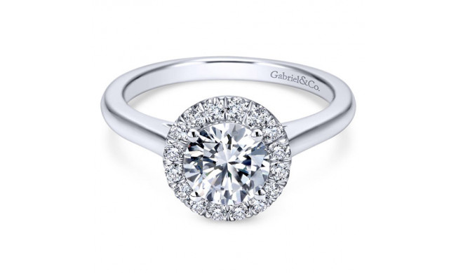 Gabriel & Co. 14k White Gold Contemporary Halo Engagement Ring - ER7265W44JJ