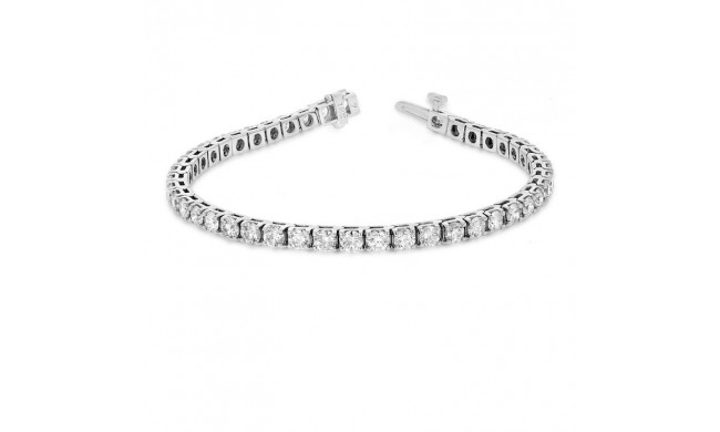 Louis Creations 14k White Gold Diamond Bracelet - BB47K