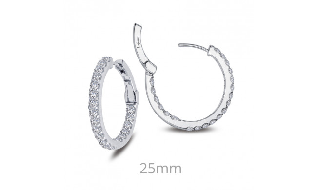 Lafonn 1.8 CTW Hoop Earrings - E3011CLP00