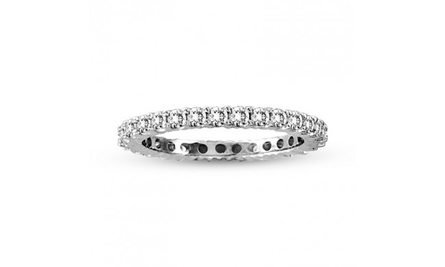 Louis Creations 14k White Gold Eternity Wedding Band - RA129A-050