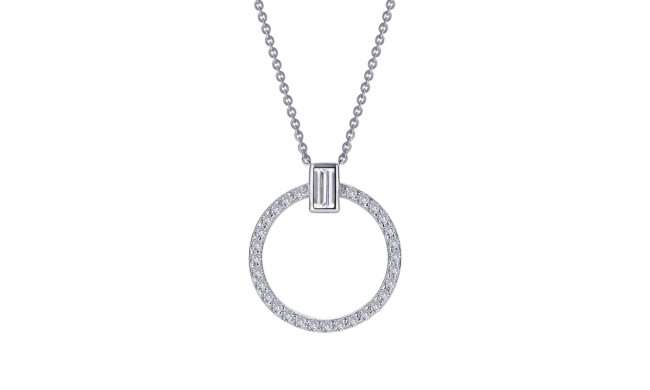 Lafonn 0.39 CTW Open Circle Necklace - N0184CLP20