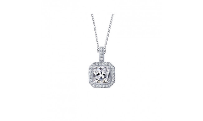 Lafonn 1.52 CTW Halo Pendant Necklace - P0017CLP18