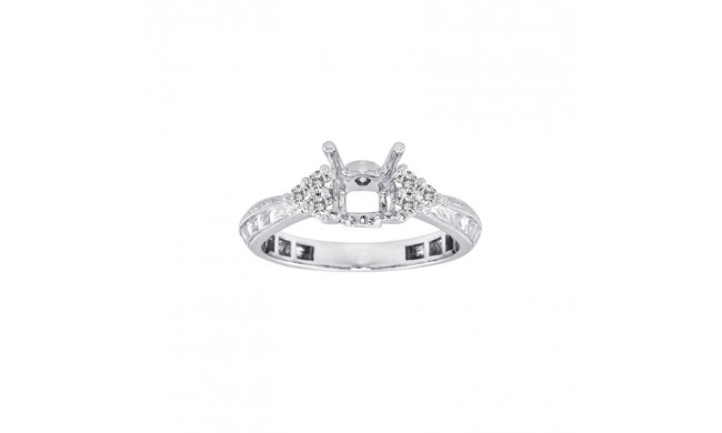 Roman & Jules 14k White Gold Semi-Mounts Engagement Ring - KR1699W